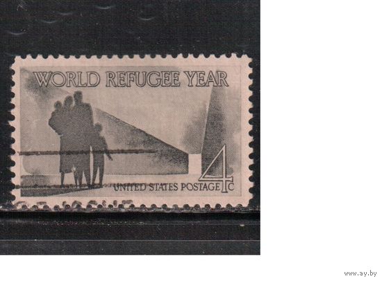 США-1960, (Мих.776) , гаш. ,Год беженцев (одиночка)