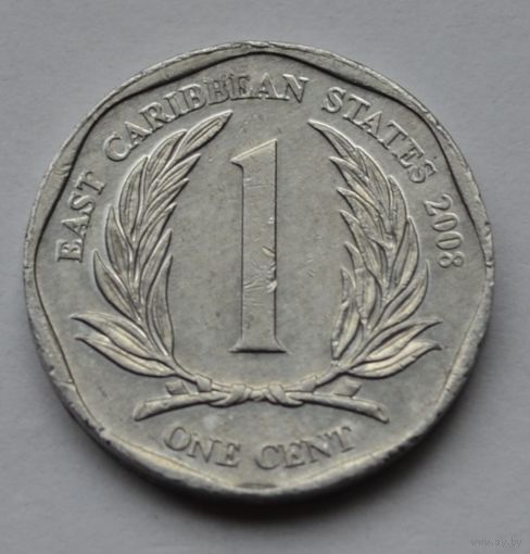 Восточные Карибы, 1 цент 2008 г.