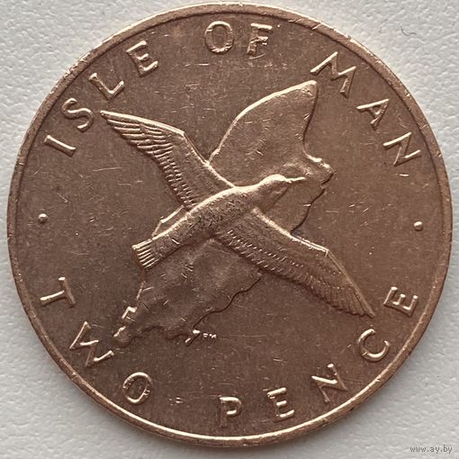 Остров Мэн 2 пенса 1978 г.