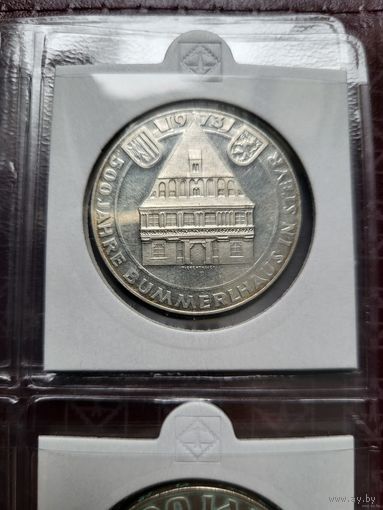 50 шиллингов 1973 Австрия 500 лет гостинице Золотой лев! Серебро 20 грамм 900 пробы! ВОЗМОЖЕН ОБМЕН!