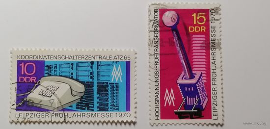 ГДР 1970. Лейпцигская весенняя ярмарка. Полная серия