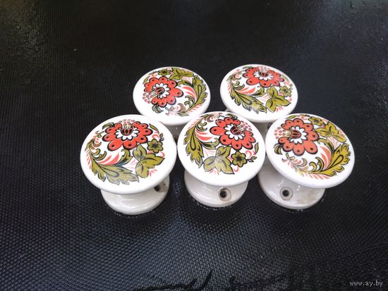 Ручки дверные из СССР. Фарфор!