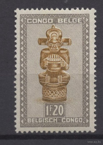 Бельгийское Конго / BELGISCH CONGO 1947** Идол Артефакты (Mi 272)