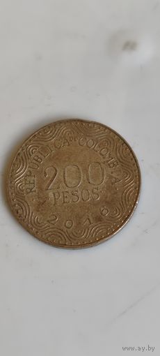 Колумбия 200 песос 2016