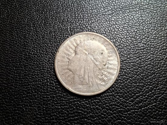 2 злотых 1933 Ядвига состояние не чищена с 1 копейки!