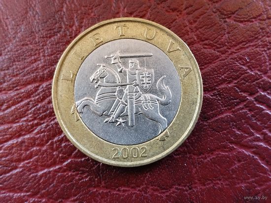 2 лита Литва 2002 г.