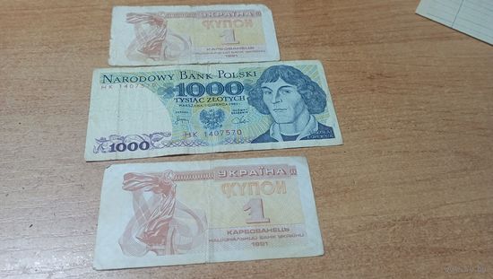 Деньги Польши и Украины