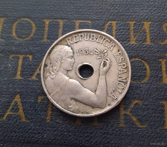 25 сентимо 1934 Испания #01