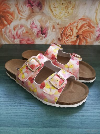 Пантолеты Сабо Hush Puppies на ортоп. подошве, р.40. Новые