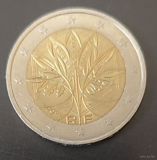 Франция 2 евро, 2022_UC# 1_ самая  ДЕШЕВЯ на АУ