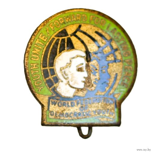 Знак Всемирной федерации демократической молодёжи (ВФДМ)