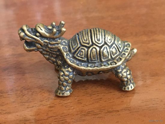 Драконочерепаха, бронза, детализированное литье