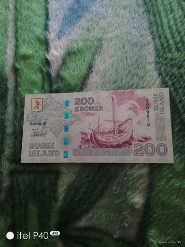 Двести крон Исландия оригинал