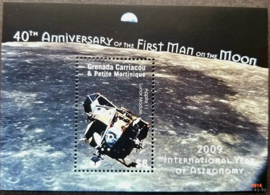 Гренада 2011 Космос 40-летие первого человека на Луне      MNH
