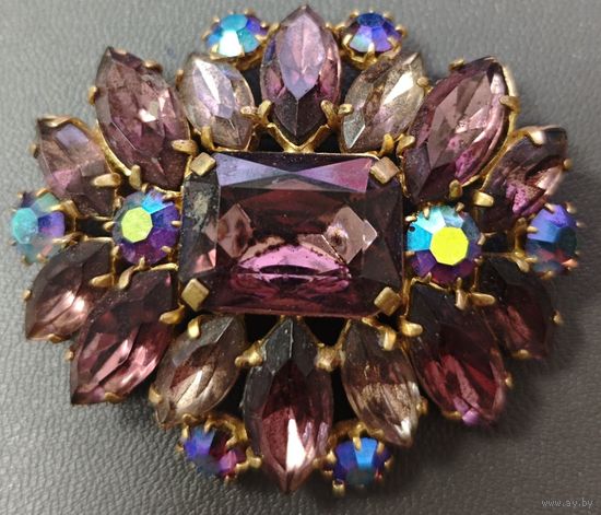 Брошь Чехия винтаж. СССР