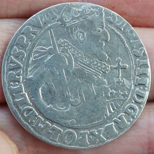 Орт 1623 год. Сигизиунд..С рубля.