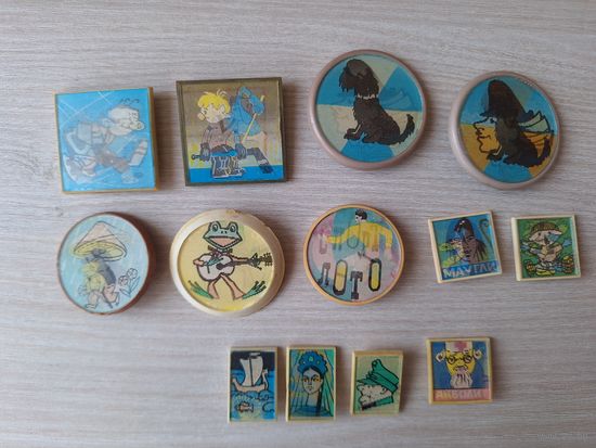 Детские значки переливашки - переливные мультфильмы сказки