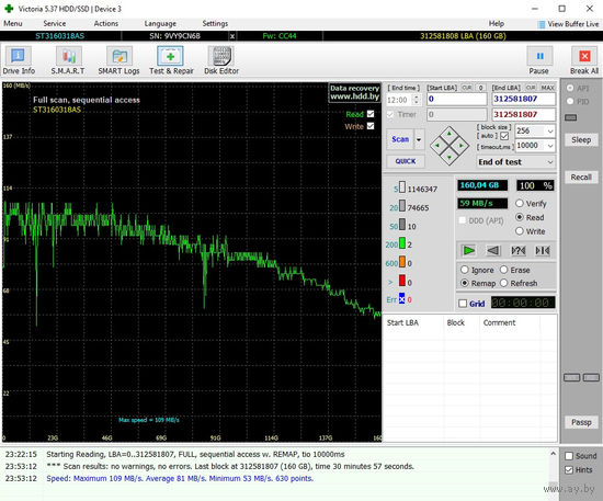 HDD 160GB Seagate ST3160318AS sata2 3.5"