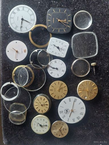 Лот механизмов к наручным часам