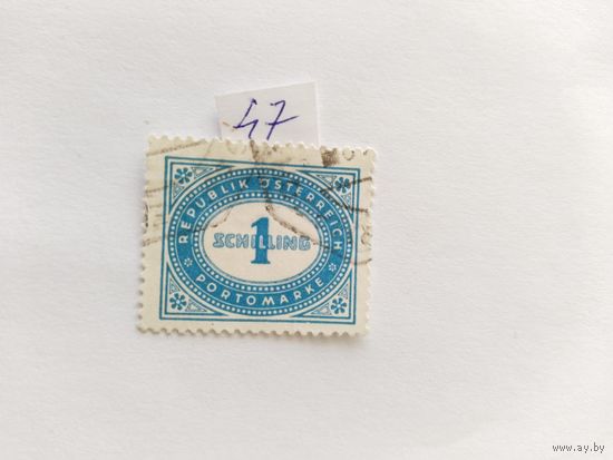 Австрия  1947  (доплата)