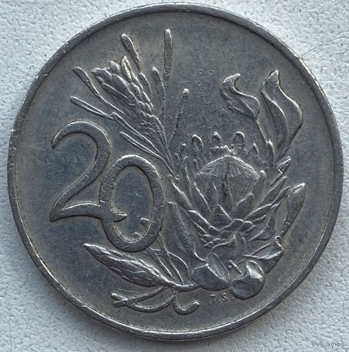 ЮАР 20 центов 1980 г.