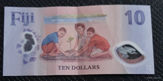 Фиджи 10 долларов 2025