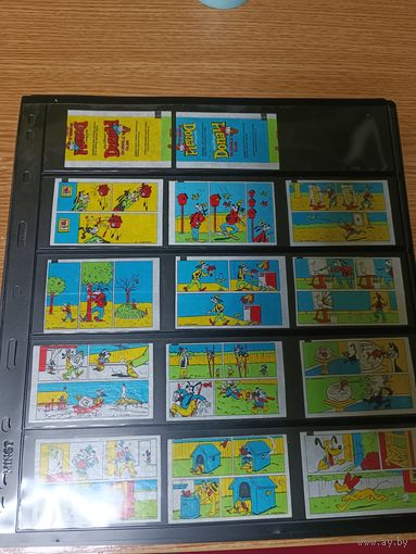 Коллекция вкладышей Дональд Donald