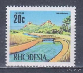 [487] Родезия 1970. Архитектура.Мост через канал. MNH