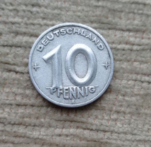 Werty71 Германия ГДР 10 пфеннигов 1949 А