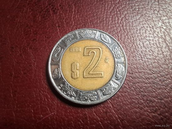 Мексика 2 песо 1998