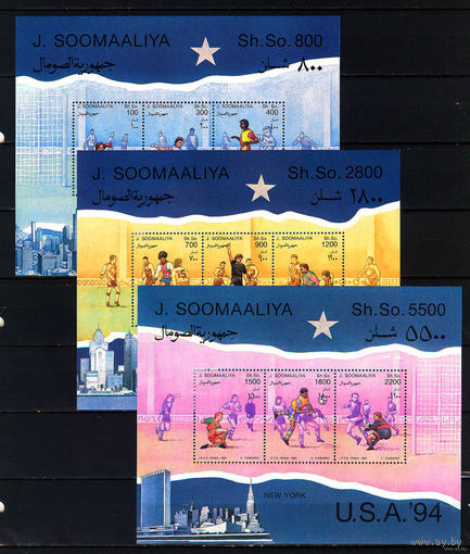 Сомали 1994, Чемпионат мира по Футболу США-94, СПОРТ, ФУТБОЛ, MNH