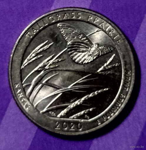 25 центов 2020  США  Канзас