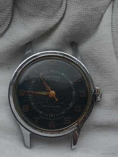 ЧАСЫ НАРУЧНЫЕ СССР СПОРТИВНЫЕ МЧЗ