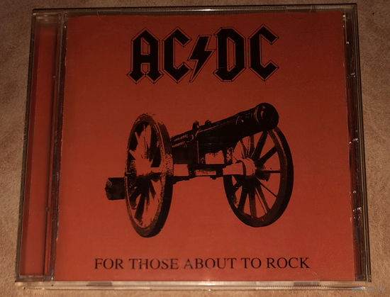 AC/DC – "For Those About To Rock We Salute You" 1981 (Audio CD) Remastered