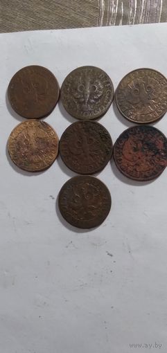 5 злотых (7шт)