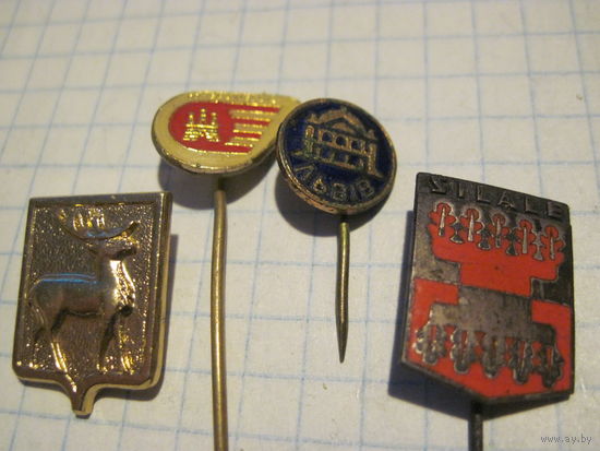 4 значка/37 с рубля!