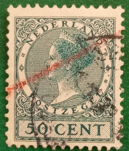 Нидерланды 1891. Королева Вильгельмина