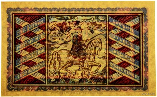 РАСПРОДАЖА!!! - ГЕРМАНИЯ ОЛЬДЕНБУРГ (Нижняя САКСОНИЯ) 50 пфеннигов 1921 год (первый сюжет) - UNC!