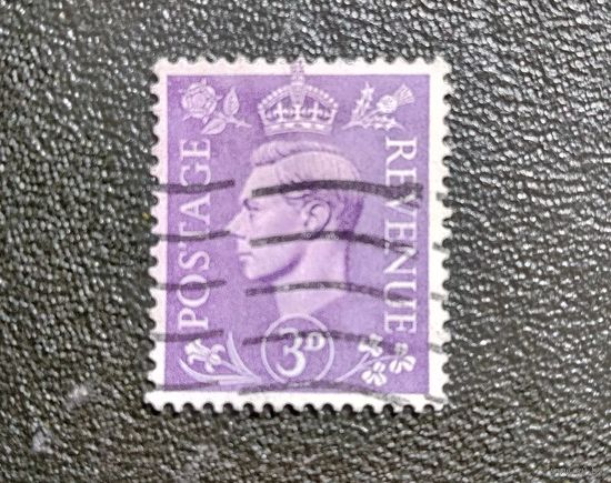 Марка Великобритания 1937-1941 г.г. Король Георг  VI