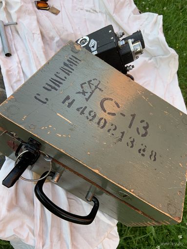 Редчайший-1949!!! фотопулемёт с часами "С-13" в родном коробе с ключом, формуляре по-родне и полной комплектации !