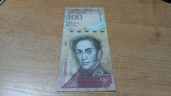 100 боливаров 23,12,2015  Венесуэлы * 50306283