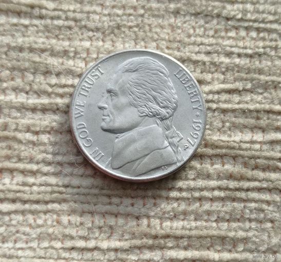 Werty71 США 5 центов 1997 Р Белый дом Джефферсон