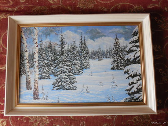 Зимний пейзаж. Калинин М.А. 2000 г.