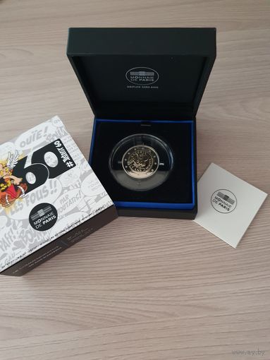 Франция 2 евро 2019 PROOF 60 лет Астериксу в футляре