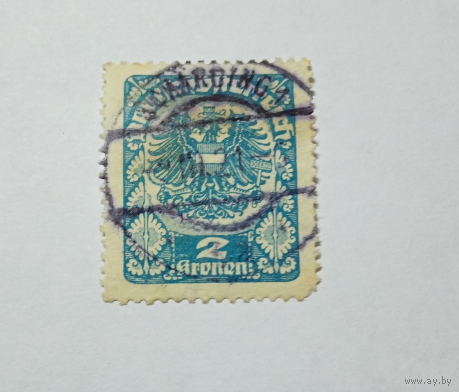Австрия 1919г. Стандарт, 2 кроны