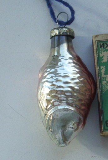 Ёлочная игрушка. Рыба. Т-12.