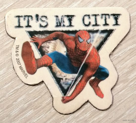 Магнитик "Человек - паук".  "Marvel". 2007г.