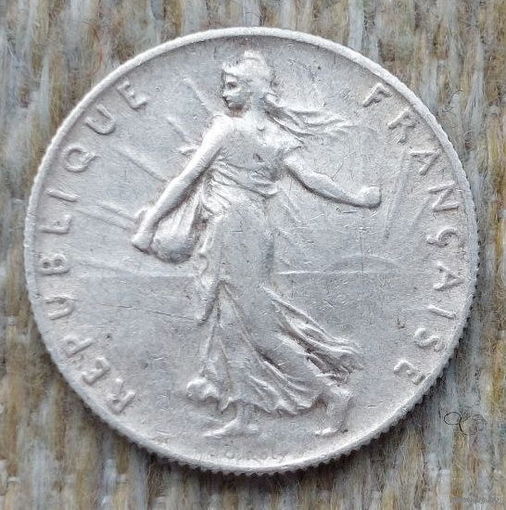 Франция 50 сантимов 1916 год. Серебро! I Мировая война. Сторгуй за свою цену, предложи обмен!