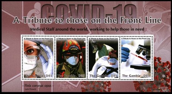 2020 Гамбия 7788-7791KL Медицина - Covid-19 17,00 евро