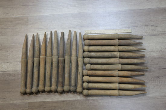 Черенки для военных сапёрных лопат СССР. одним лотом. Распродажа коллекции вещей. С РУБЛЯ! АУКЦИОН!